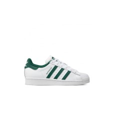 Adidas Originals Sneakers SUPERSTAR bianca e verde Unisex 