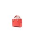 Emporio Armani Mini Borsa a mano MyEA Bag Arancione stampa cervo con tracolla in nastro con logo lettering All Over regolabile, estraibile