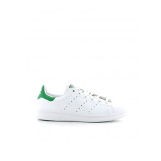 Adidas Originals STAN SMITH J Sneakers bianca in pelle con logo
