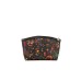 Piero Guidi pochette nera con stampa magic circus
