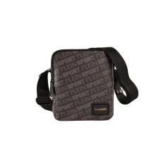 PLEIN SPORT TRACOLLA NERA CON STAMPA ALL OVER