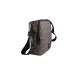 PLEIN SPORT TRACOLLA NERA CON STAMPA ALL OVER