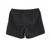 Emporio Armani Boxer da mare Nero in tessuto riciclato con maxi logo bold bianco