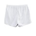 Emporio Armani Boxer da mare Bianco in tessuto riciclato con maxi logo bold nero