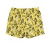 Emporio Armani Boxer da mare Giallo con stampa Lettering All Over