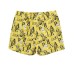 Emporio Armani Boxer da mare Giallo con stampa Lettering All Over