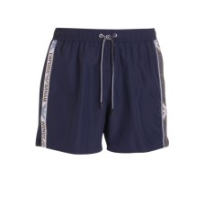EMPORIO ARMANI BOXER DA MARE BLU NAVY CON BANDE CON LOGO LETTERING 