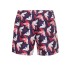 EMPORIO ARMANI BOCER DA MARE BLU NAVY CON LOGO AQUILA WHITE RED ALL OVER 