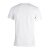 Emporio Armani T-Shirt a manica corta Bianca in cotone con maxi logo bold nero 