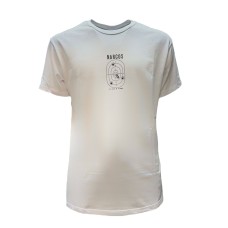 Narcos T-shirt da Uomo Bianca con logo 