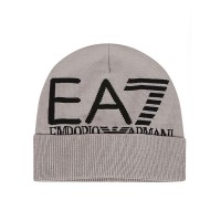 EA7 EMPORIO ARMANI BEANIE HAT BEIGE/NERO