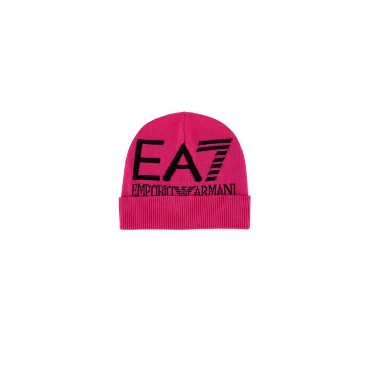 EA7 EMPORIO ARMANI BEANIE HAT PINK /BLACK