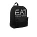 EA7 EMPORIO ARMANI ZAINO UNISEX NERO CON LOGO LETTERING ARGENTO 