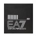 EA7 EMPORIO ARMANI TRACOLLA SMALL BLACK UNISEX CON LOGO LETTERING WHITE