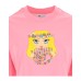 Chiara Ferragni T-shirt corta Oversize a manica corta Rosa da con Iconica mascotte Chiara Ferragni 