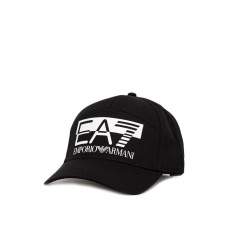 EA7 EMPORIO ARMANI BASEBALL HAT BLACK/WHITE