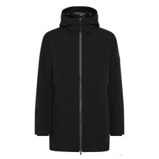 Peuterey Giubbotto nero con cappuccio e chiusura con zip