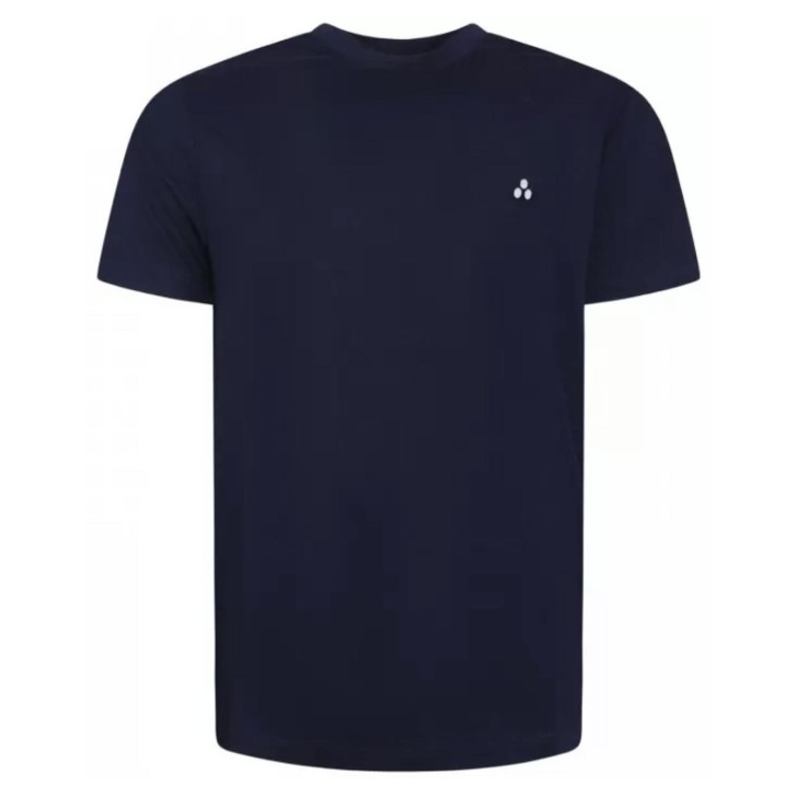 Peuterey T-shirt Blu da Uomo con logo nella parte anteriore