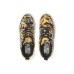 Versace Jeans Couture Sneakers Nera in pelle da Donna con stampa barocco all over