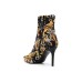 Versace Jeans Couture Stivaletto da Donna Nero con tacco alto