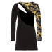 Versace Jeans Couture Abito corto da Donna a trapezio nero