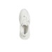 Windsor Smith Sneakers da donna in pelle bianca con logo a contrasto 