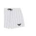 Emporio Armani Swimwear boxer da mare Bianco logo&stripes Sustainaility Project
