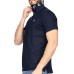 Peuterey Polo Blu da Uomo con logo sul colletto 