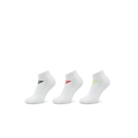 Emporio Armani set 3 paia di calze Bianche unisex realizzate in spugna di cotone con logo jacquard 