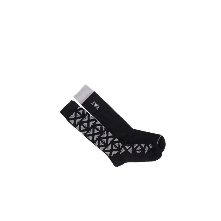 Emporio Armani  Man SOCKS SET NERO AQUILE/NERO