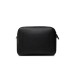 Emporio Armani Borsa Nera a tracolla con maxi logo nella parte anteriore e tracolla regolabile, estraibile