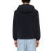 EMPORIO ARMANI BLOUSON JACKET BLU NAVY CON LOGO LETTERING ALL OVER E CAPPUCCIO 