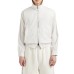 EMPORIO ARMANI BLOUSON JACKET WHITE CON BANDE CON LOGO LETTERING TONO SU TONO	