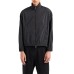 EMPORIO ARMANI BLOUSON JACKET BLACK CON BANDE CON LOGO LETTERING	TONO SU TONO