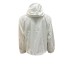 EMPORIO ARMANI BLOUSON JACKET WHITE CON LOGO LETTERING ALL OVER TONO SU TONO	