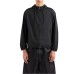 EMPORIO ARMANI BLOUSON JACKET BLACK CON LOGO LETTERING ALL OVER TONO SU TONO