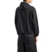 EMPORIO ARMANI BLOUSON JACKET BLACK CON LOGO LETTERING ALL OVER TONO SU TONO