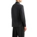 EMPORIO ARMANI SHIRT BLACK CON LOGO LETTERING ALL OVER TONO SU TONO 
