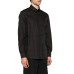 EMPORIO ARMANI SHIRT BLACK A MANICA LUNGA CON LOGO LETTERING ALL OVER