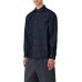 EMPORIO ARMANI SHIRT IN DENIM BLU CON LOGO LETTERING ALL OVER