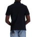 EMPORIO ARMANI POLO SHIRT BLU NAVY A MANICA CORTA CON LOGO EA E AQUILA RICAMATO	