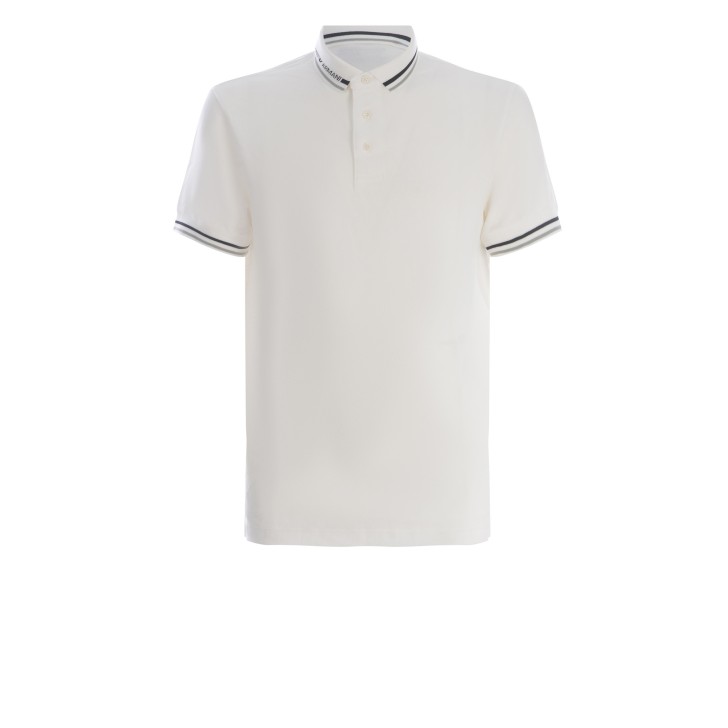 EMPORIO ARMANI POLO SHIRT WHITE A MANICA CORTA 