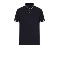 EMPORIO ARMANI POLO SHIRT BLU NAVY A MANICA CORTA	
