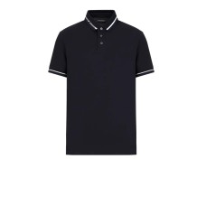 EMPORIO ARMANI POLO SHIRT BLU NAVY A MANICA CORTA	