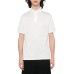 EMPORIO ARMANI POLO SHIRT WHITE A MANICA CORTA CON LOGO LETTERING ALL OVER TONO SU TONO	