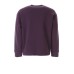 EMPORIO ARMANI SWEATSHIRT VIOLA CON LOGO AQUILA E LETTERING 