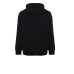 EMPORIO ARMANI SWEATSHIRT BLACK CON CAPPUCCIO E LOGO AQUILA 