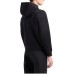 EMPORIO ARMANI SWEATSHIRT BLACK CON CAPPUCCIO E LOGO LETTERING