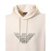 EMPORIO ARMANI SWEATSHIRT CON CAPPUCCIO E LOGO AQUILA 