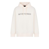 EMPORIO ARMANI SWEATSHIRT CON CAPPUCCIO E LOGO LETTERING	